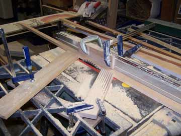 making bird's mouth Skerry spars