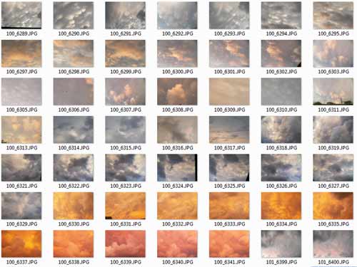 Cloud photos after a storm