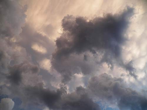 Cloud photos after a storm