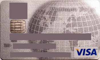 credit card with chip