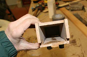inside view of mouse trap