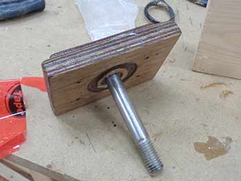 glued centreboard pivot