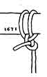 clove hitch can be used to tie sail to spar clove hitch