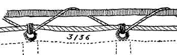 simple overhand lacing for sail sail lacing