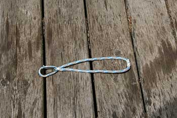 detail of loop loop on yard