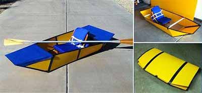 Take Apart and Folding boats save space and are easy to 