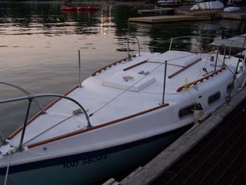 Tanzer 22 Docked