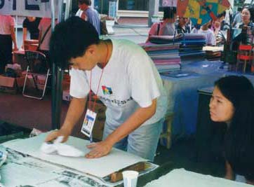 Korean Handmade paper printing