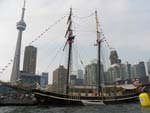 tall ship at harbourfront